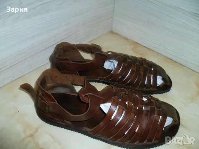 Ralph Harrison men's leather sandals №44, снимка 6 - Мъжки сандали - 56378933