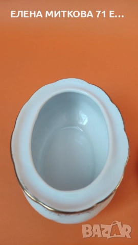 Прекрасен лот от блестящ бял порцелан-Германия, снимка 15 - Антикварни и старинни предмети - 53978677