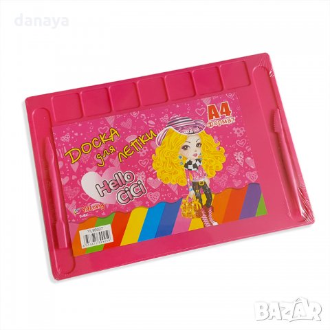 2378 Дъска за пластилин с инструменти за моделиране, формат А4, снимка 2 - Ученически пособия, канцеларски материали - 33955349