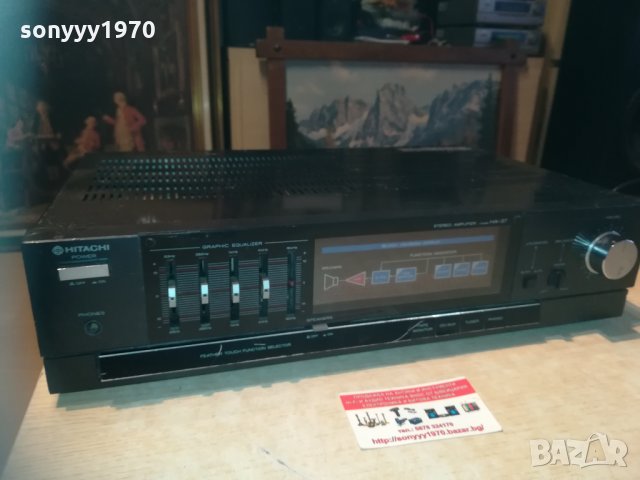 hitachi ha-37 amplifier-made in japan 1603211838, снимка 9 - Ресийвъри, усилватели, смесителни пултове - 32186748