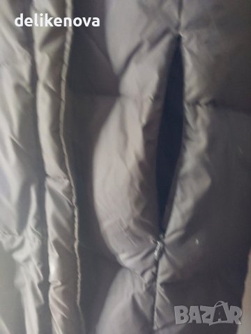 TATUN. Size.S-M Пухено дълго яке с качулка, снимка 5 - Якета - 42650065