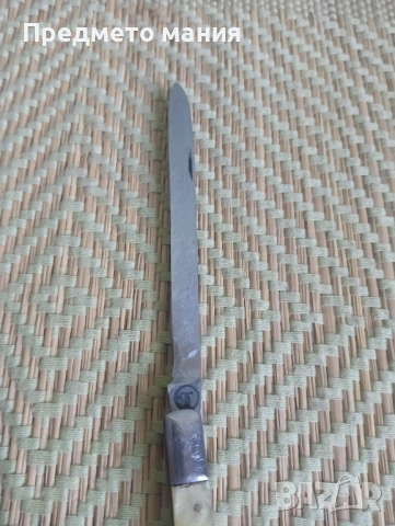 Ретро нож ножче за дегустация от соца.Велико Търново, снимка 4 - Ножове - 54218753