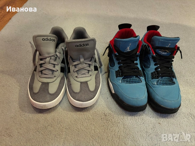 Маратонки Jordan 4 retro и Adidas Barreda 41 номер-95 евро за 2 чифта. 