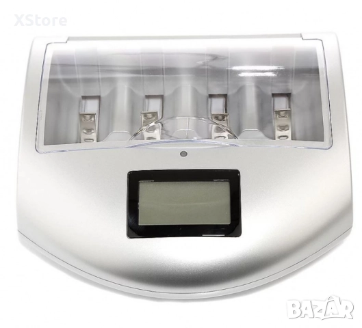 Универсално зарядно устройство за батерии с LCD дисплей и USB порт CHARGE KING