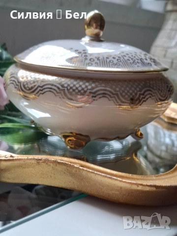 Луксозна порцеланова кутия , снимка 7 - Антикварни и старинни предмети - 51953979