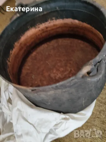меден казан, снимка 3 - Антикварни и старинни предмети - 47437556