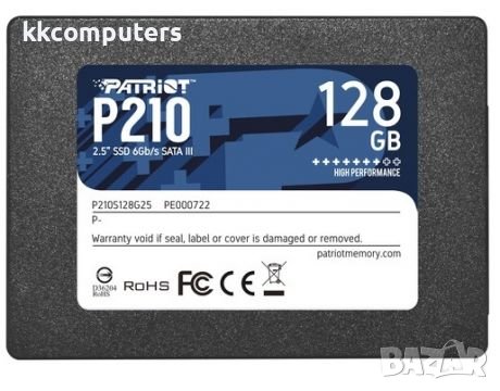 128GB SSD Patriot P210 - P210S128G25, снимка 1 - Твърди дискове - 37215090