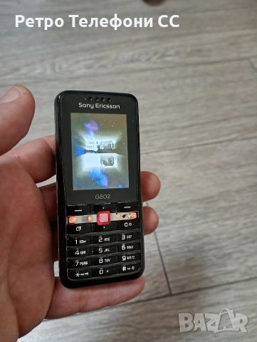 Sony Ericsson G502 model G502 BG menu
