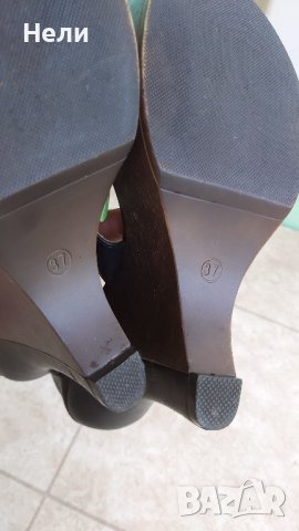 Дамски сандали 37– естествена кожа платформа, снимка 13 - Сандали - 36864965