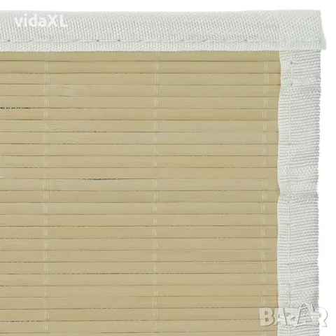vidaXL Бамбуков килим, 160x230 см, естествен цвят, снимка 4 - Килими - 56146453