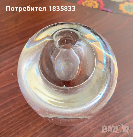 Преспапие, свещник, ваза, снимка 4 - Антикварни и старинни предмети - 47629667