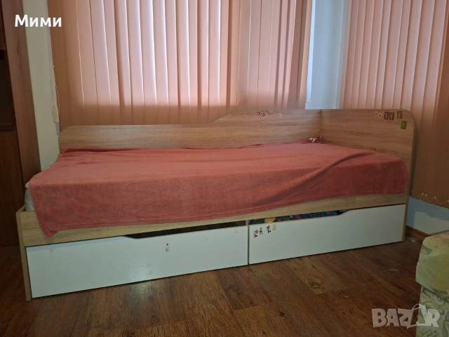 единично легло , снимка 3 - Спални и легла - 53927719