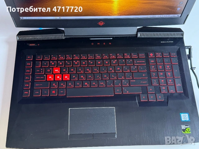 Hp omen 17, снимка 5 - Лаптопи за игри - 53209442