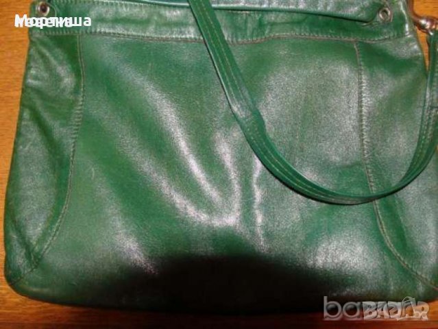  АРТ чанта естествена кожа ръчна изработка   НАМАЛЕНИЕ , снимка 2 - Чанти - 20818729