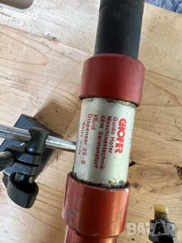 Швейцарски прецизен дозатор за масло и СОТ Chofer Fluid Dispenser 25-S – Swiss Made, снимка 2 - Стругове - 55860088