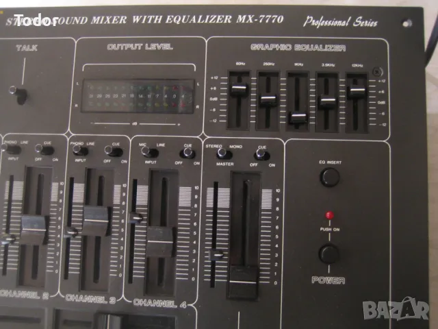 Phonic Mx-7770 Stereo Sound Mixer With Equalizer , снимка 7 - Ресийвъри, усилватели, смесителни пултове - 49379619