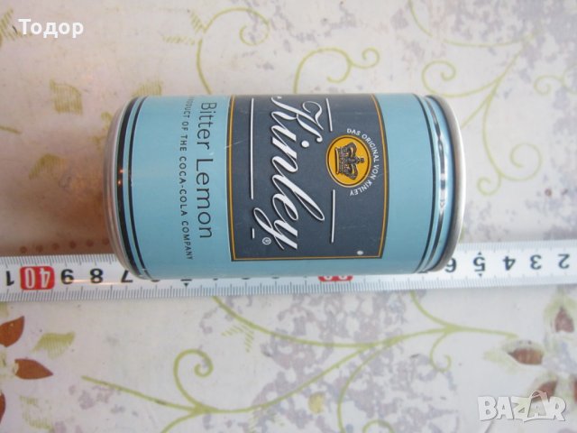 Уникален пълен кен Кинлей бутилка 150 мл , снимка 1 - Колекции - 31061637