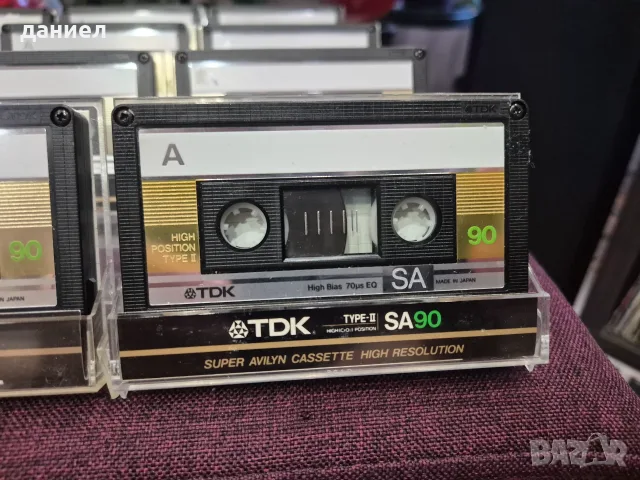 24 бр. аудио касети - 12 бр. MAXELL XLII 90 "gold" и 12 бр. TDK SA90 "gold" - като нови + подарък, снимка 4 - Аудио касети - 56245935