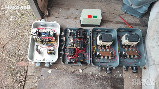 Контактори пускатели прекъсвачи трансформатори генератори помпи влдк