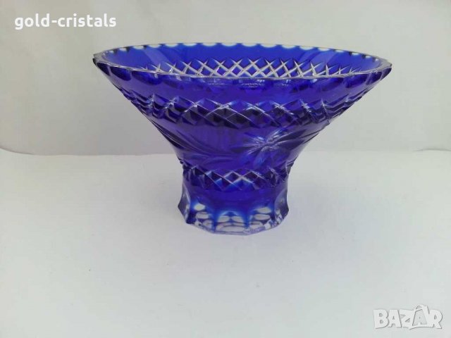 Кристална купа фруктиера, снимка 1 - Антикварни и старинни предмети - 30064361