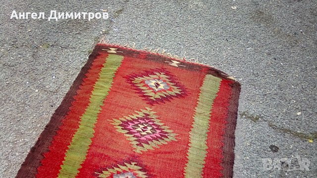Стар чипровски килим пътека , снимка 6 - Антикварни и старинни предмети - 37274836