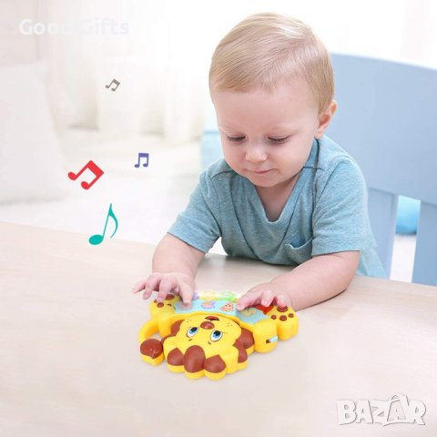 Бебешка играчка Музикално пиано, Лъвче, снимка 3 - Музикални играчки - 42862694