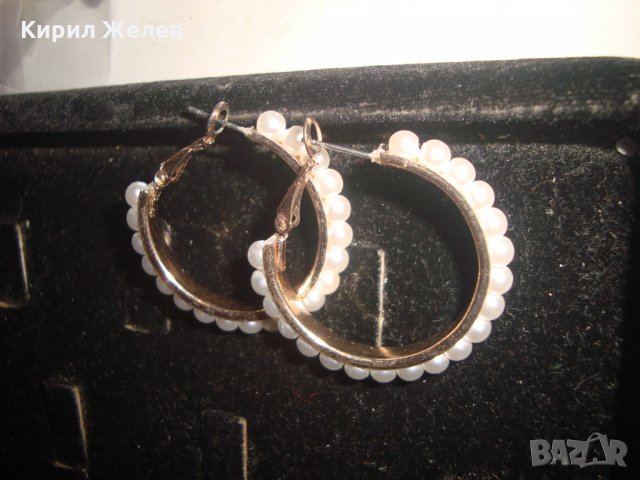 КРАСИВИ ТИП ПЕРЛЕНИ ВИНТИДЖ ОБЕЦИ 20780, снимка 4 - Обеци - 32175879