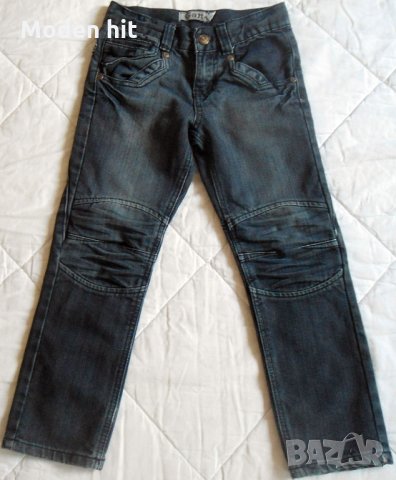 Сиво - черни дънки за момче размер 116 см., снимка 1 - Детски панталони и дънки - 34118878