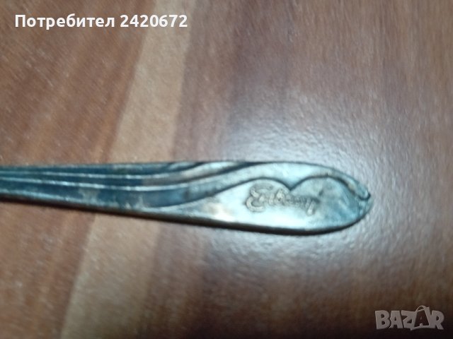 стари сребърни  вилички и  лъжички, снимка 1 - Колекции - 42688951