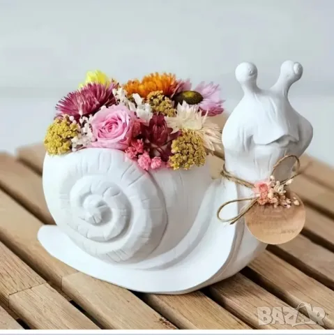 Молд кашпа охлюв, снимка 4 - Форми - 50238700