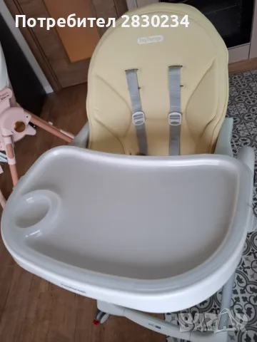 Peg Perego Детско Столче за хранене-шезлонг Prima Pappa Follow Me, снимка 4 - Столчета за хранене - 50431087