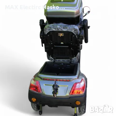 Електрическа триколка Maxmotors FM2 PRO 1800W/60V/25Ah Gray, снимка 8 - Мотоциклети и мототехника - 49434110