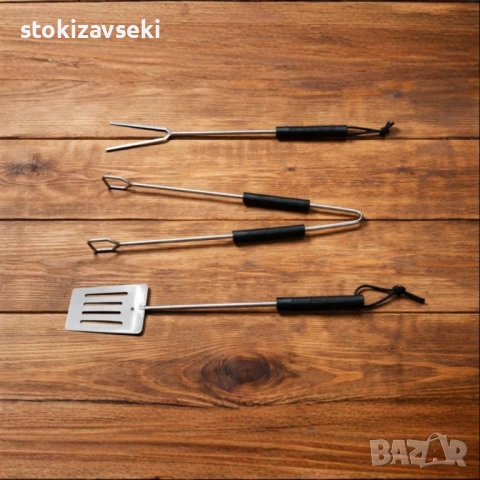 Градинско барбекю на колела, емайлирана стомана, 4 степени + Подарък 3 прибора, снимка 3 - Барбекюта - 54088798