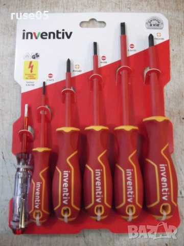 Отвертки и фазомер "INVENTIV" комплект нов, снимка 3 - Отвертки - 38151242
