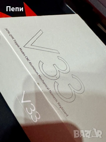 V33 30% Mechanical Keyboard – CNC Aluminum, QMK, Triple Mode, снимка 5 - Клавиатури и мишки - 53127548