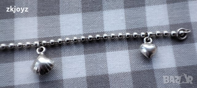 СРЕБЪРНА ГРИВНА с ЕЛЕМЕНТИ 4.60 ГРАМА/ ПРОБА 925, снимка 4 - Гривни - 44244501