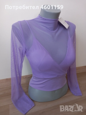 Луксозна дамска блуза , снимка 4 - Блузи с дълъг ръкав и пуловери - 52693600