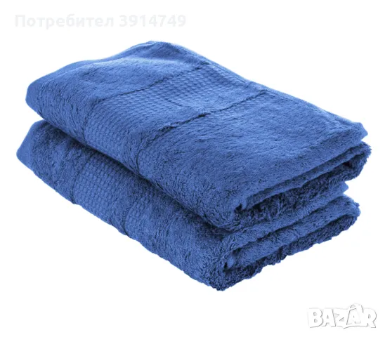 Хавлиена кърпа 50х90см, плътна (480 г/кв.м), пухкава, отлично изпиране, 100% бамбукови влакна! НОВА, снимка 1