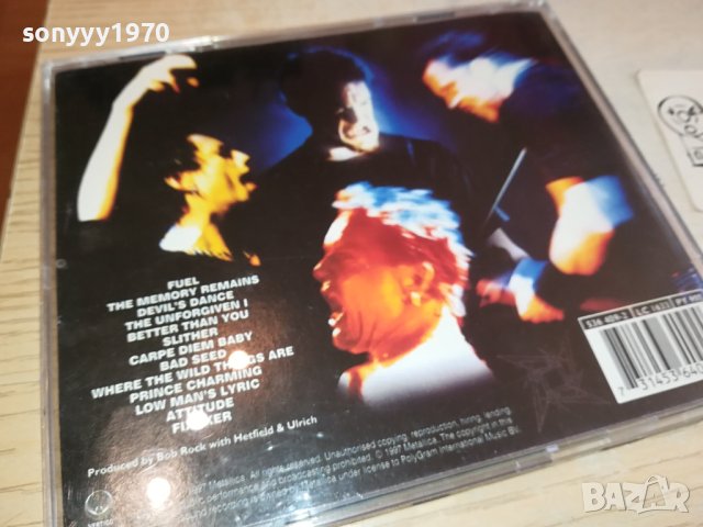 METALLICA RELOAD CD 0111231409NS, снимка 12 - CD дискове - 42808856