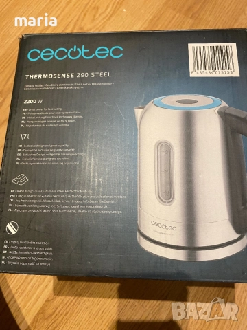  Електрическа кана Cecotec, снимка 3 - Кани - 52892585