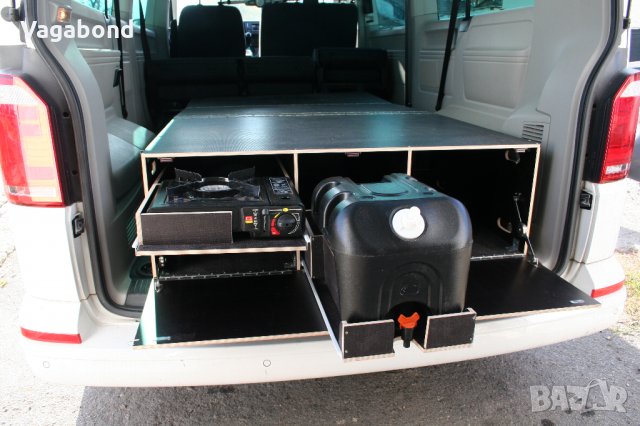 Мебели за трансформация на пикап или бус в кемпер „Uni Camp“, Модел „Base“, снимка 8 - Каравани и кемпери - 30778423