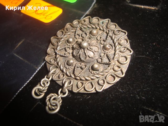 ВЪЗРОЖДЕНСКА ФИЛИГРАННА от САЧАН БРОШКА СТАРИНЕН НАКИТ 15116, снимка 3 - Антикварни и старинни предмети - 30285224