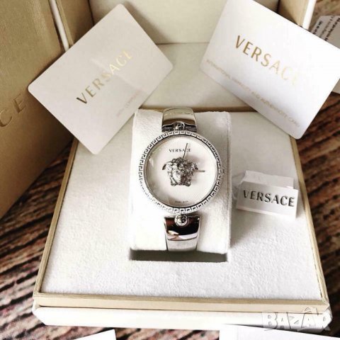 Луксозен дамски часовник Versace VCO090017 Palazzo Silver, снимка 1