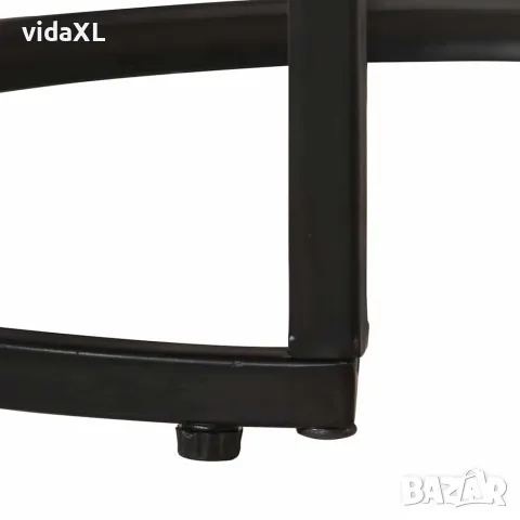 vidaXL Стифиращи маси, 3 бр, регенерирано дърво масив, снимка 5 - Маси - 56147091