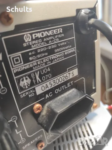 Pioneer A C5 усилвател Made in Japan, снимка 3 - Аудиосистеми - 56473188