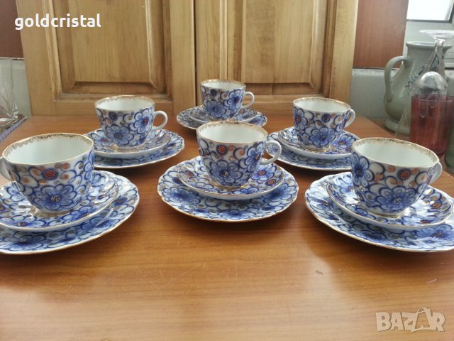 Руски порцелан и десерт, снимка 2 - Антикварни и старинни предмети - 38494963