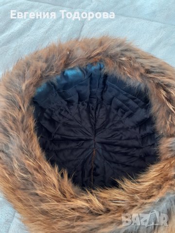 Шапка от естествен косъм- лисица -10%, снимка 2 - Шапки - 38249760
