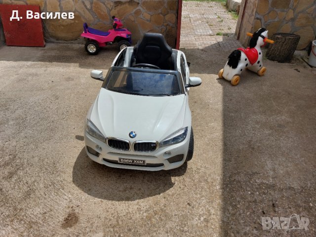 Детска електрическа кола BMW X6, снимка 5 - Коли, камиони, мотори, писти - 38450682