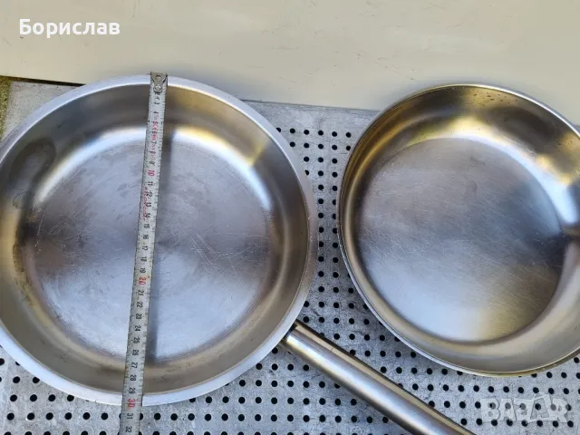 Тигани - неръждаеми, снимка 2 - Съдове за готвене - 47610402