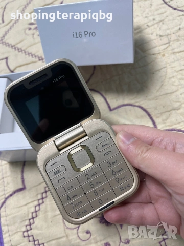 Мини телефон i16 pro с интернет 2G (с отделна карта), снимка 2 - Други - 53947101